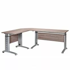 Furnitive Schreibtisch Arcon - Metall - Trüffeleiche Dekor -Büromöbel Verkäufe 1000191360 191031 16050000163 DETAILS P000000001000191360