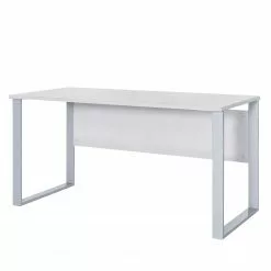 Furnitive Schreibtisch Buzy - Metall - Hellgrau