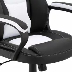 Furnitive Gaming Chair Murol - Kunstleder & Mesh / Kunststoff - Weiß / Schwarz 9 Furnitive Gaming Chair Murol - Kunstleder & Mesh / Kunststoff - Weiß / Schwarz -Büromöbel Verkäufe 1000196355 191220 12361300074 DETAILS P000000001000196355