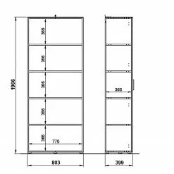 Germania Aktenschrank Ancona III - Kaschmir / Nussbaum Dekor -Büromöbel Verkäufe 1000196991 191203 06445800045 SKETCH DETAILS P000000001000196991 sketch