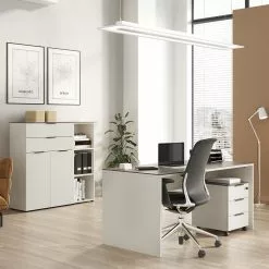 Germania Aktenregal Ancona I - Kaschmir / Nussbaum Dekor -Büromöbel Verkäufe 1000197000 191203 06445900062 MOOD DETAILS P000000001000197000 mood