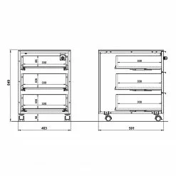 Germania Büroset Ancona I (2-teilig) - Metall - Kaschmir / Nussbaum Dekor 24 Germania Büroset Ancona I (2-teilig) - Metall - Kaschmir / Nussbaum Dekor -Büromöbel Verkäufe 1000197004 191203 06450000098 SKETCH DETAILS P000000001000197004 sketch