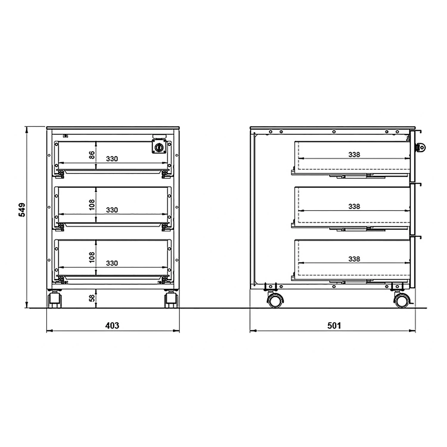 Germania Büroset Ancona I (2-teilig) - Metall - Kaschmir / Nussbaum Dekor 13 Germania Büroset Ancona I (2-teilig) - Metall - Kaschmir / Nussbaum Dekor – Bild 11