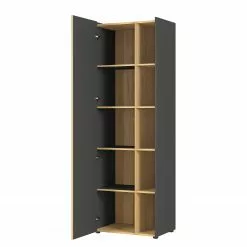 Germania Büroset Austin (2-teilig) - Graphit / Navarra Eiche Dekor -Büromöbel Verkäufe 1000197005 191203 06450000105 DETAILS P000000001000197005