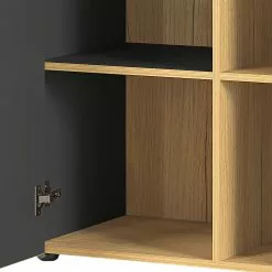 Germania Büroset Austin (2-teilig) - Graphit / Navarra Eiche Dekor -Büromöbel Verkäufe 1000197005 191203 06450000108 DETAILS P000000001000197005