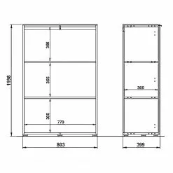 Germania Büroset Ancona (3-teilig) - Metall - Kaschmir / Nussbaum Dekor 25 Germania Büroset Ancona (3-teilig) - Metall - Kaschmir / Nussbaum Dekor -Büromöbel Verkäufe 1000197013 191203 06450100129 SKETCH DETAILS P000000001000197013 sketch
