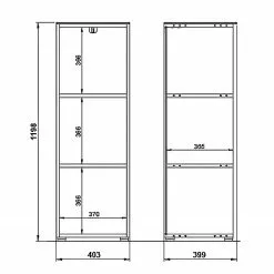 Germania Büroset Ancona (3-teilig) - Metall - Kaschmir / Nussbaum Dekor 26 Germania Büroset Ancona (3-teilig) - Metall - Kaschmir / Nussbaum Dekor -Büromöbel Verkäufe 1000197013 191203 06450100130 SKETCH DETAILS P000000001000197013 sketch