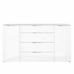 Maja Möbel Sideboard Trend I - Glas - Weiß -Büromöbel Verkäufe 1000197485 191129 08042200023 DETAILS P000000001000197485