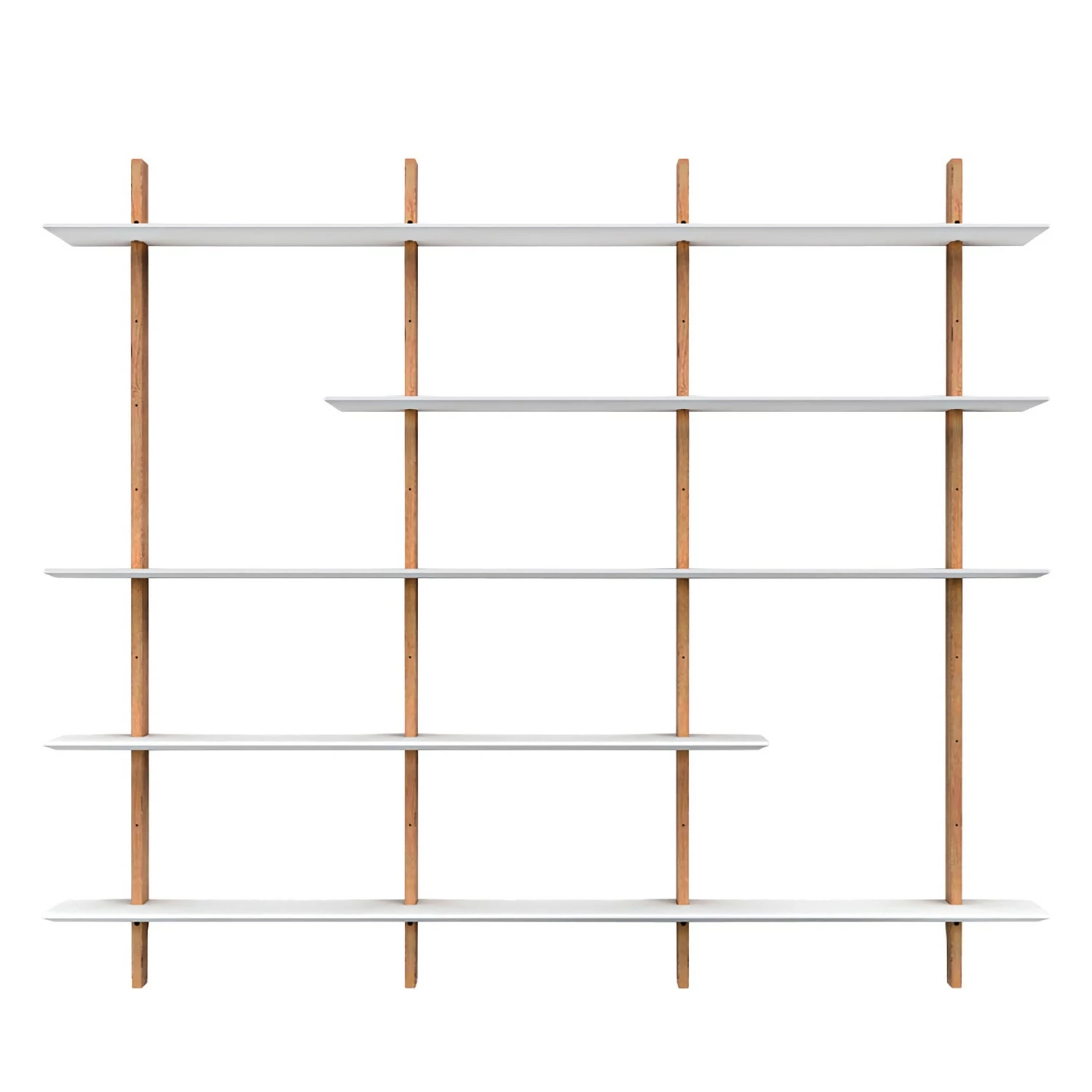 Tenzo Regal Bridge IV - Buche teilmassiv - Buche / Weiß 3 Tenzo Regal Bridge IV - Buche teilmassiv - Buche / Weiß