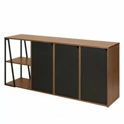 Temahome Sideboard Albi - Echtholzfurnier - Walnuss / Schwarz 14 Temahome Sideboard Albi - Echtholzfurnier - Walnuss / Schwarz -Büromöbel Verkäufe 1000198885 191209 09464800223 DETAILS P000000001000198885