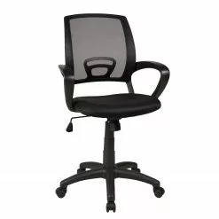 Duo Collection Bürodrehstuhl Tom - Netzstoff / Nylon - Schwarz - Schwarz -Büromöbel Verkäufe 1000198945 200127 16101900028 DETAILS P000000001000198945