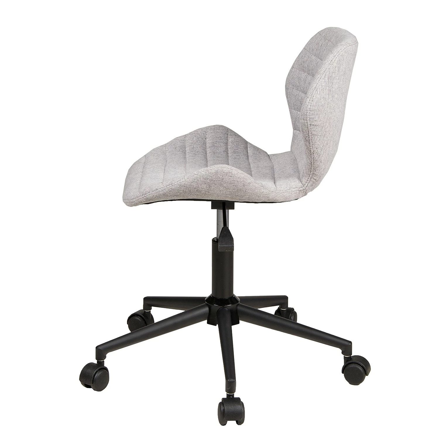 Duo Collection Bürodrehstuhl Marie II - Webstoff / Stahl - Hellgrau / Schwarz 5 Duo Collection Bürodrehstuhl Marie II - Webstoff / Stahl - Hellgrau / Schwarz – Bild 3