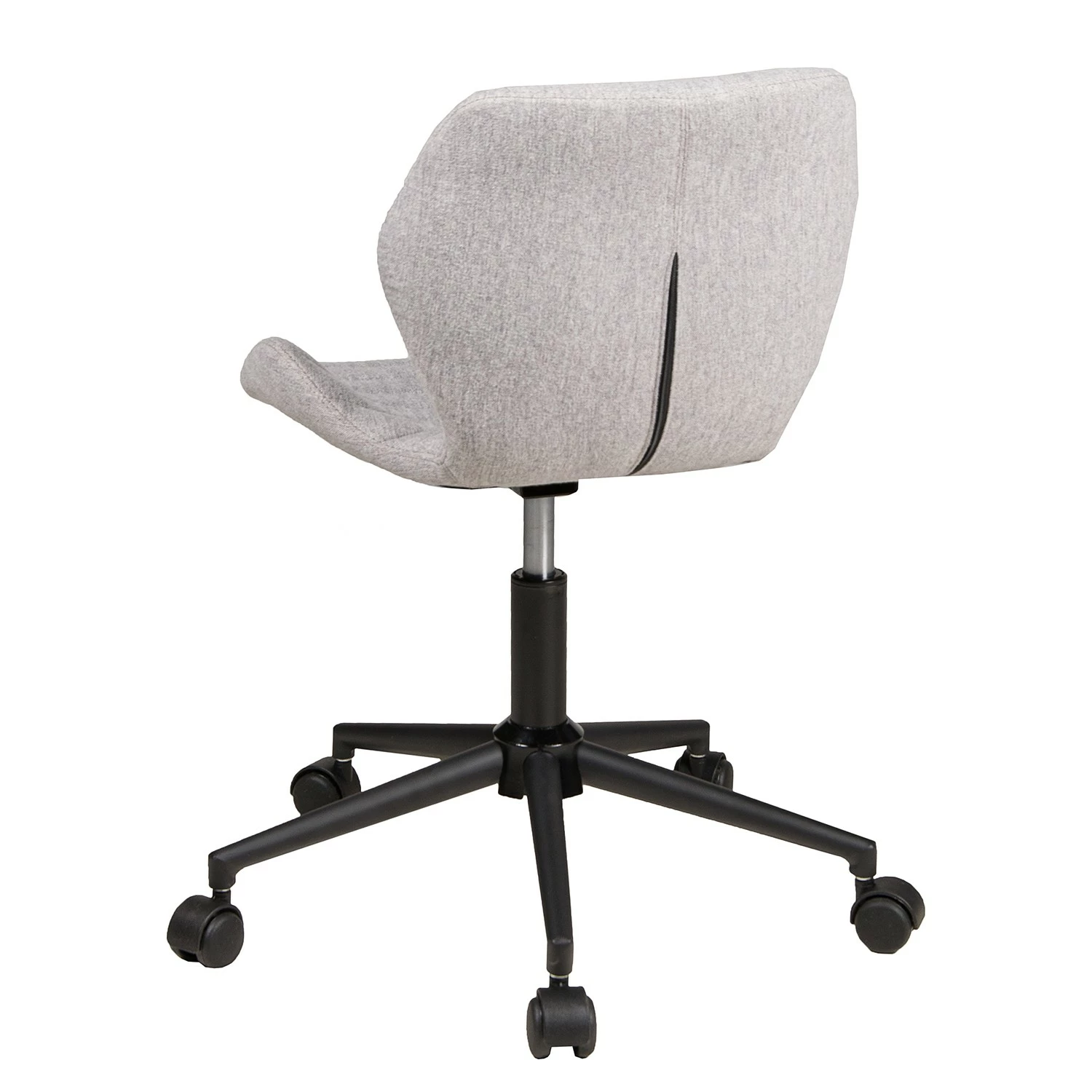 Duo Collection Bürodrehstuhl Marie II - Webstoff / Stahl - Hellgrau / Schwarz 6 Duo Collection Bürodrehstuhl Marie II - Webstoff / Stahl - Hellgrau / Schwarz – Bild 4