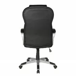 Duo Collection Bürodrehstuhl Julius - Kunstleder / Nylon - Schwarz / Silber -Büromöbel Verkäufe 1000198951 200127 16102000054 DETAILS P000000001000198951