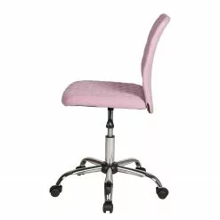 Duo Collection Bürodrehstuhl Milo II - Webstoff / Stahl - Rosa / Chrom -Büromöbel Verkäufe 1000198953 200127 16102000063 DETAILS P000000001000198953