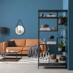 Fredriks Regal Meon IV - Eiche Grau Dekor -Büromöbel Verkäufe 1000201075 201120 14481200002 MOOD DETAILS P000000001000201075 mood