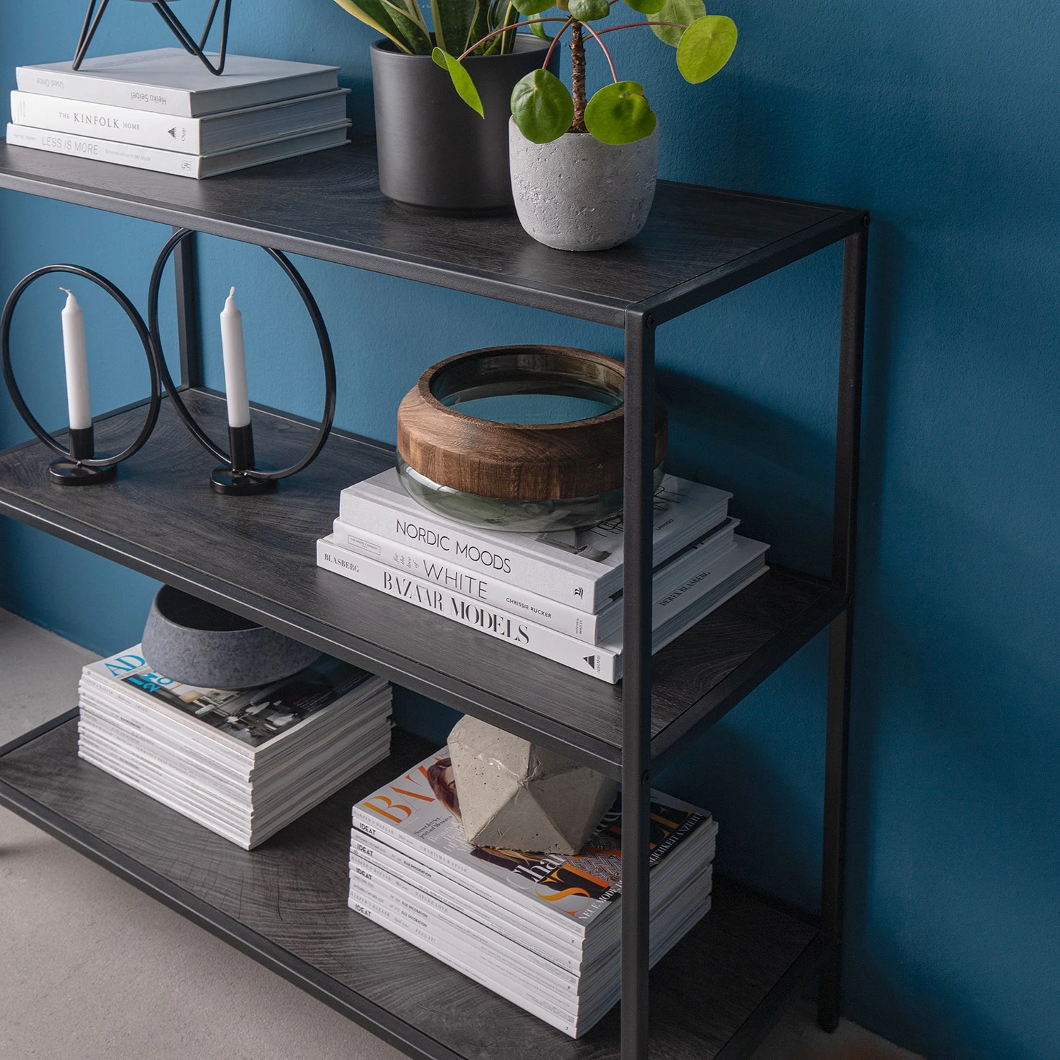 Fredriks Regal Meon I - Eiche Grau Dekor 10 Fredriks Regal Meon I - Eiche Grau Dekor – Bild 8