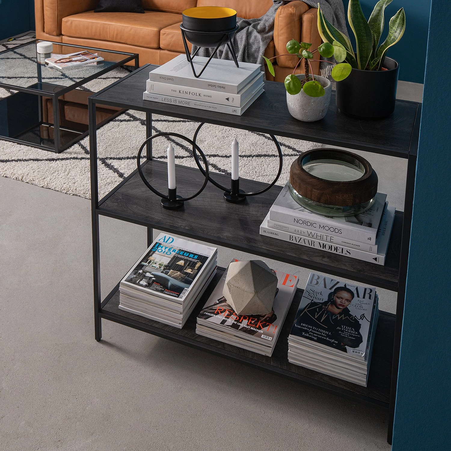 Fredriks Regal Meon I - Eiche Grau Dekor 16 Fredriks Regal Meon I - Eiche Grau Dekor – Bild 14