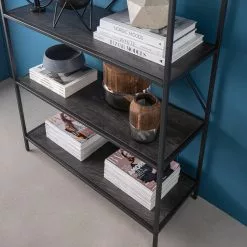 Fredriks Regal Meon II - Eiche Grau Dekor -Büromöbel Verkäufe 1000201090 201124 11584500001 MOOD DETAILS P000000001000201090 mood