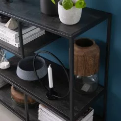 Fredriks Regal Meon V - Eiche Grau Dekor -Büromöbel Verkäufe 1000201094 201120 14485200018 DETAILS P000000001000201094