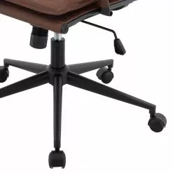 Ars manufacti Bürostuhl Buyck - Microfaser / Metall - Vintage Braun / Matt Schwarz -Büromöbel Verkäufe 1000201104 200206 10591300008 DETAILS P000000001000201104