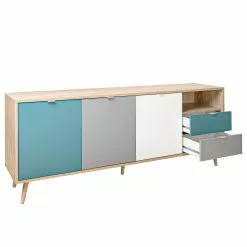 Norrwood Sideboard Bibury II - Mehrfarbig / Eiche Sonoma Dekor 25 Norrwood Sideboard Bibury II - Mehrfarbig / Eiche Sonoma Dekor -Büromöbel Verkäufe 1000202461 200124 09542900165 DETAILS P000000001000202461