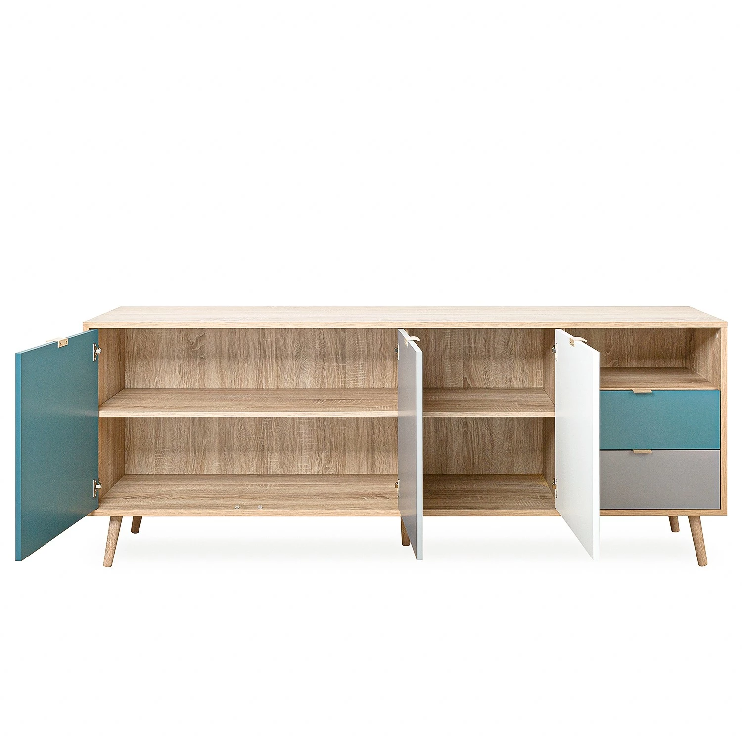 Norrwood Sideboard Bibury II - Mehrfarbig / Eiche Sonoma Dekor 13 Norrwood Sideboard Bibury II - Mehrfarbig / Eiche Sonoma Dekor – Bild 11