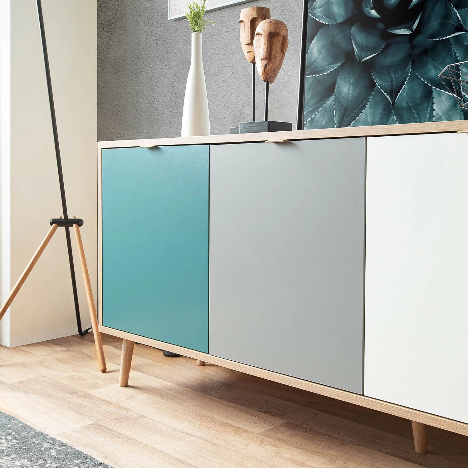 Norrwood Sideboard Bibury II - Mehrfarbig / Eiche Sonoma Dekor 16 Norrwood Sideboard Bibury II - Mehrfarbig / Eiche Sonoma Dekor – Bild 14