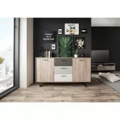 Norrwood Sideboard Brookton - Mehrfarbig / Eiche Dekor -Büromöbel Verkäufe 1000202465 200124 09543800215 MOOD DETAILS P000000001000202465 mood