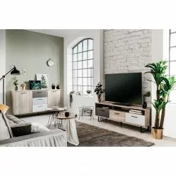 Norrwood Sideboard Brookton - Mehrfarbig / Eiche Dekor -Büromöbel Verkäufe 1000202465 200124 09543900222 MOOD DETAILS P000000001000202465 mood