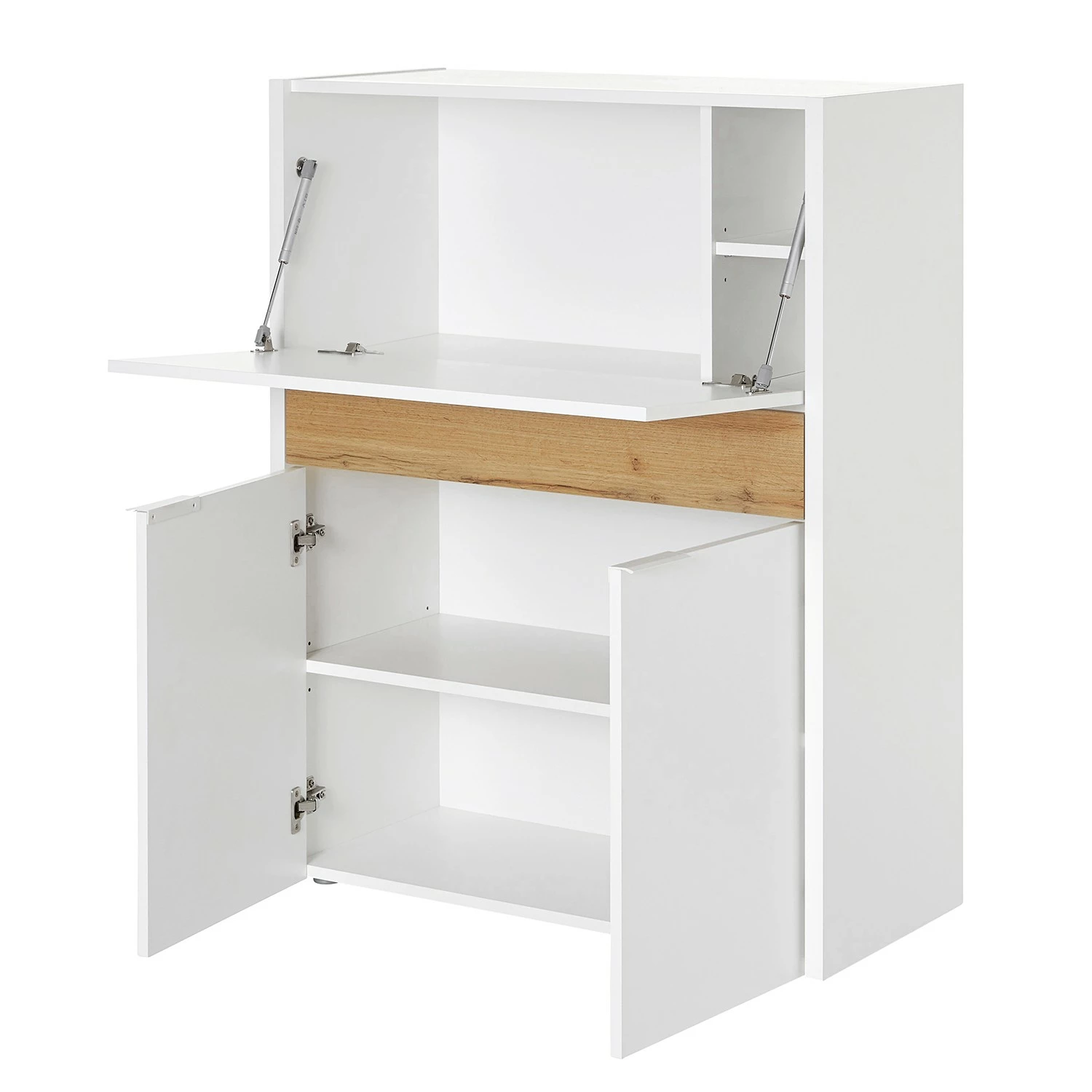 Jahnke Sekretär MC 110 - Wildeiche Dekor / Weiß 9 Jahnke Sekretär MC 110 - Wildeiche Dekor / Weiß – Bild 7