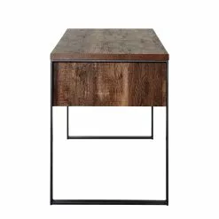 Jahnke Schreibtisch Loop - Stahl - Anthrazit - Vintage Eiche Dekor -Büromöbel Verkäufe 1000204356 200218 08151900051 DETAILS P000000001000204356