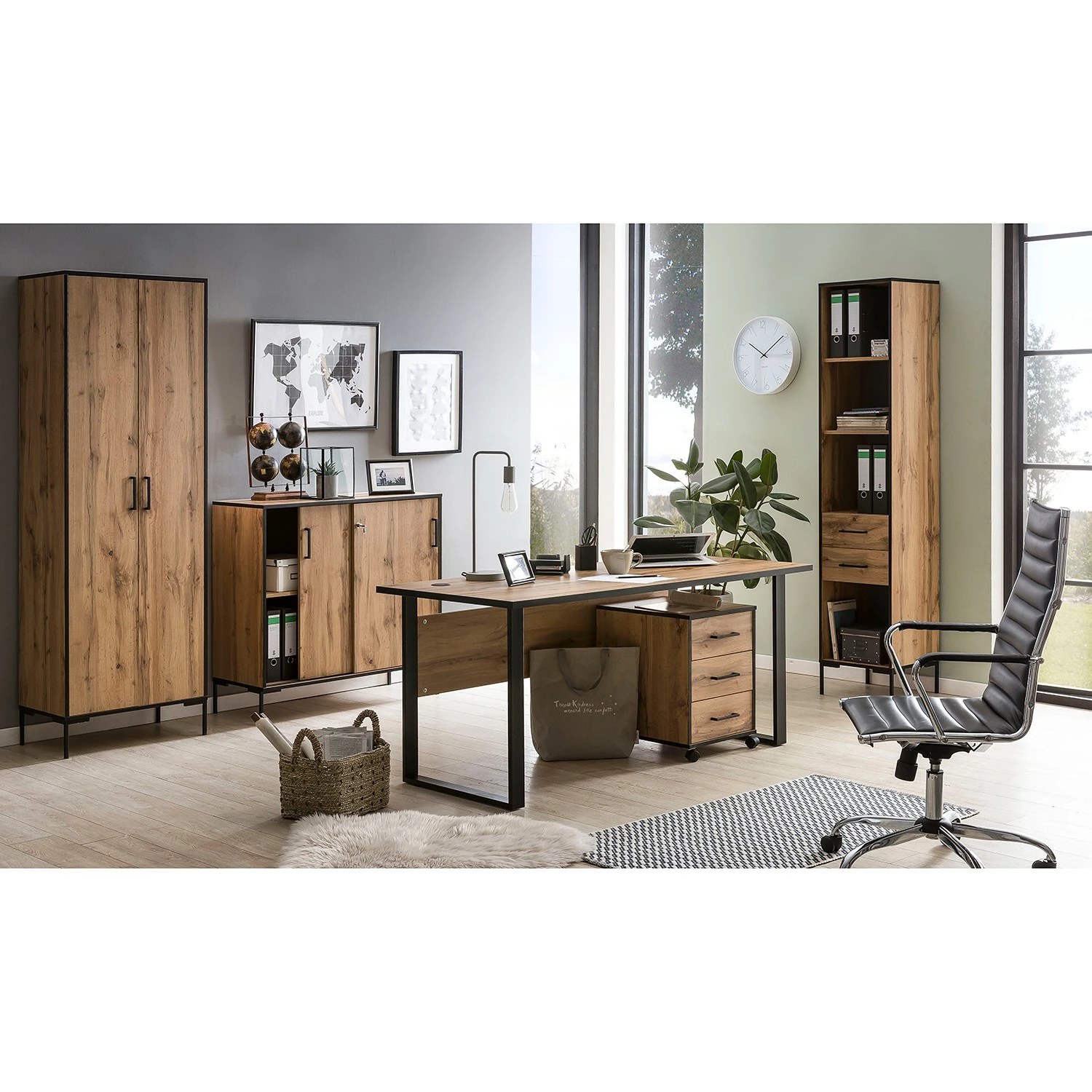 Fredriks Aktenschrank Cumminus II - Eiche Dekor 4 Fredriks Aktenschrank Cumminus II - Eiche Dekor – Bild 2