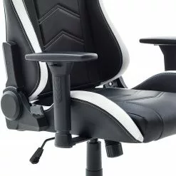 Furnitive LED Gaming Chair MC Racing - Kunstleder / Kunststoff - Schwarz / Weiß -Büromöbel Verkäufe 1000205591 200310 11153000095 DETAILS P000000001000205591