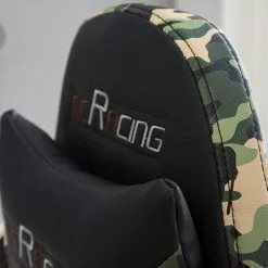 Furnitive Gaming Chair mcRacing N51 - Kunstleder / Kunststoff - Schwarz / Camouflage -Büromöbel Verkäufe 1000207826 201008 06404200062 DETAILS P000000001000207826