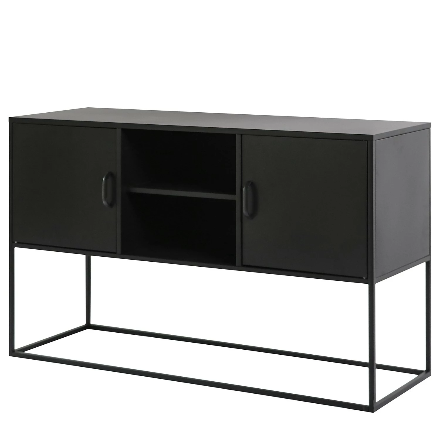 Loftscape Sideboard Stewton - Metall - Schwarz 3 Loftscape Sideboard Stewton - Metall - Schwarz
