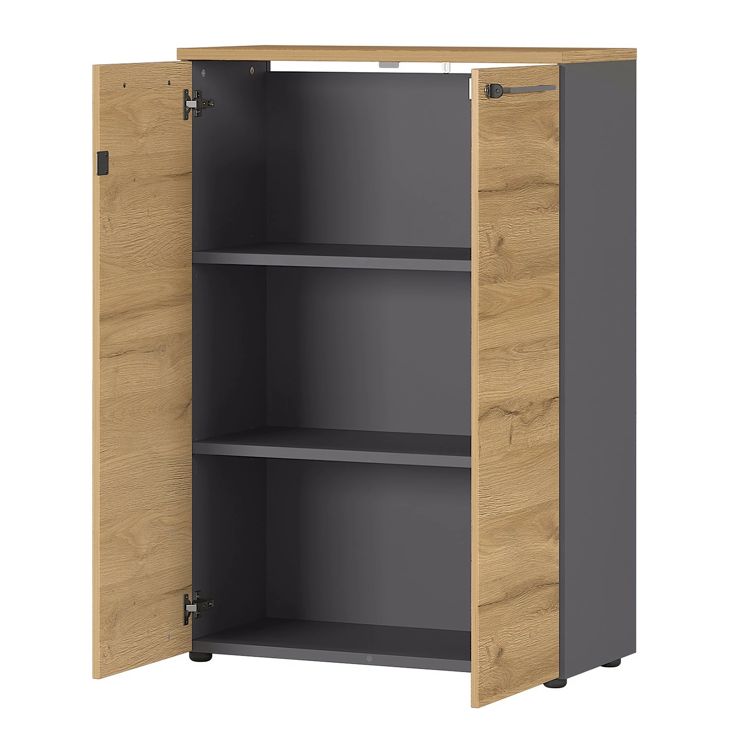 Germania Aktenschrank GW-Agenda I - Eiche Grandson Dekor / Graphit 7 Germania Aktenschrank GW-Agenda I - Eiche Grandson Dekor / Graphit – Bild 5