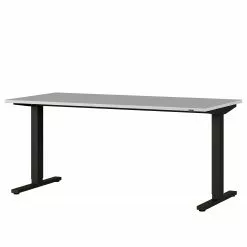 Germania Schreibtisch GW-Agenda II - (elektrisch höhenverstellbar) - Lichtgrau - Breite: 160 cm