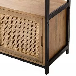 Ars manufacti Regal Vina - Mango massiv / Metall - Mango / Schwarz -Büromöbel Verkäufe 1000210698 200408 14301300018 DETAILS P000000001000210698