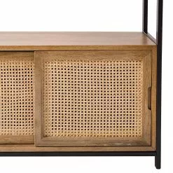 Ars manufacti Regal Vina - Mango massiv / Metall - Mango / Schwarz -Büromöbel Verkäufe 1000210698 200408 14301400019 DETAILS P000000001000210698