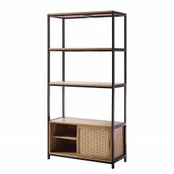 Ars manufacti Regal Vina - Mango massiv / Metall - Mango / Schwarz -Büromöbel Verkäufe 1000210698 200408 14302300025 DETAILS P000000001000210698