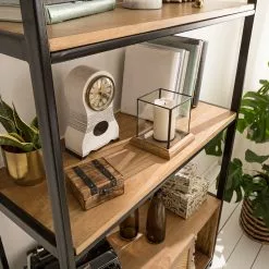 Ars manufacti Regal Vina - Mango massiv / Metall - Mango / Schwarz -Büromöbel Verkäufe 1000210698 200408 14302700029 DETAILS P000000001000210698