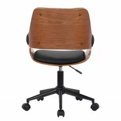 Mørteens Bürostuhl Luumaki - Kunstleder - Schwarz / Walnuss -Büromöbel Verkäufe 1000210873 200814 11093800076 DETAILS P000000001000210873