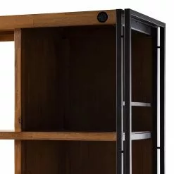 Ars manufacti Regal Manchester VII - Akazie massiv / Metall - Akazie / Anthrazit -Büromöbel Verkäufe 1000210955 201008 16420800015 DETAILS P000000001000210955