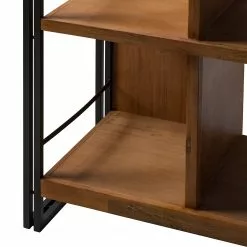 Ars manufacti Regal Manchester VII - Akazie massiv / Metall - Akazie / Anthrazit -Büromöbel Verkäufe 1000210955 201008 16421000016 DETAILS P000000001000210955