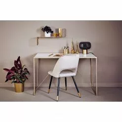 Jahnke Schreibtisch Glam Desk - Stahl - Marmor Weiß Dekor / Gold -Büromöbel Verkäufe 1000210992 200417 14131200023 MOOD DETAILS P000000001000210992 mood