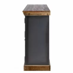 Ars manufacti Sideboard Hunter II - Mango massiv / Metall - Mango / Blaugrau -Büromöbel Verkäufe 1000211063 210127 06295800016 DETAILS P000000001000211063