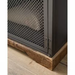 Ars manufacti Sideboard Hunter II - Mango massiv / Metall - Mango / Blaugrau -Büromöbel Verkäufe 1000211063 210219 10173900006 DETAILS P000000001000211063