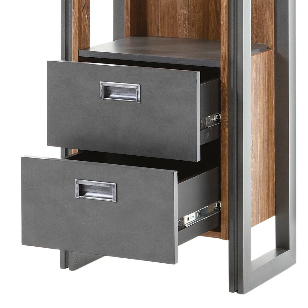 Ars manufacti Regal Marton I - Eiche Stirling Dekor / Anthrazit 7 Ars manufacti Regal Marton I - Eiche Stirling Dekor / Anthrazit – Bild 5