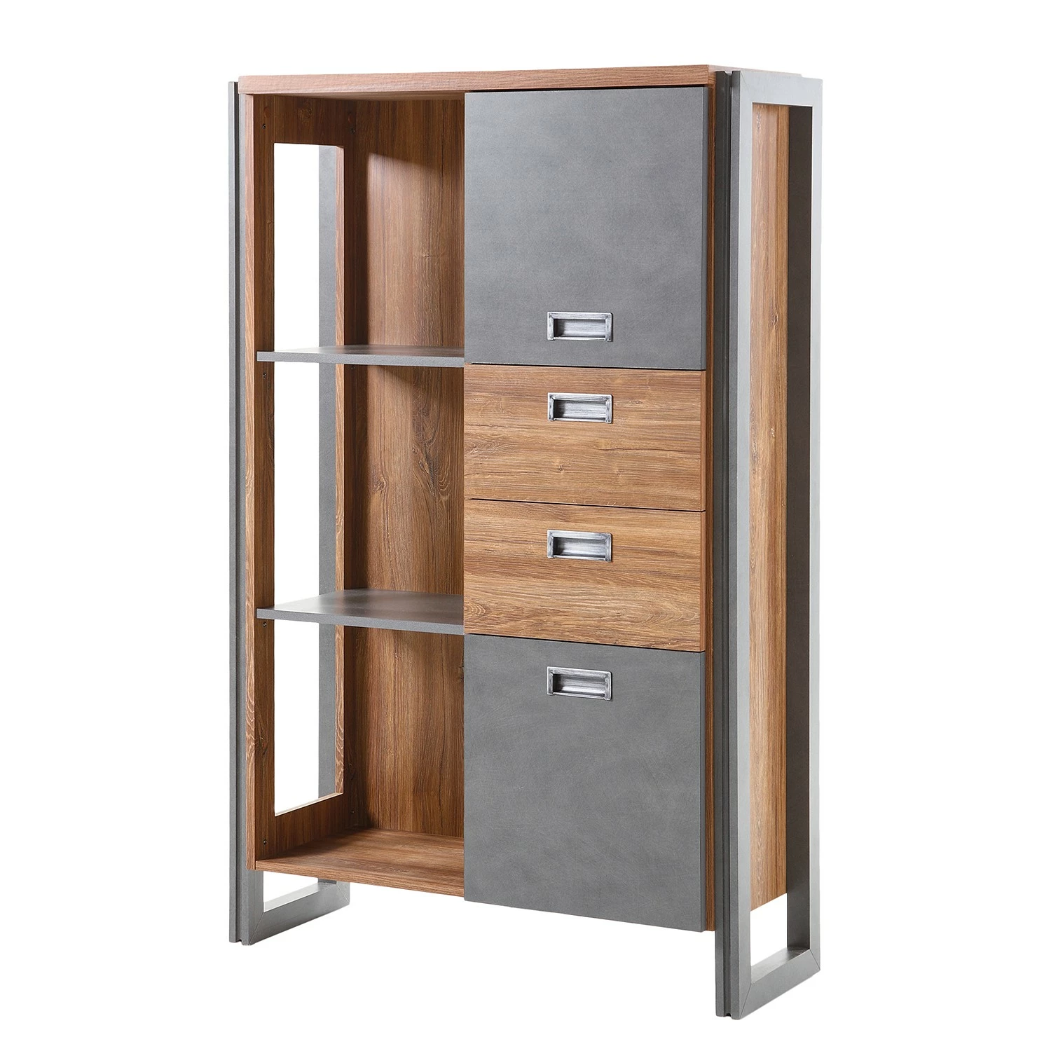 Ars manufacti Regal Marton III - Eiche Stirling Dekor / Anthrazit 3 Ars manufacti Regal Marton III - Eiche Stirling Dekor / Anthrazit